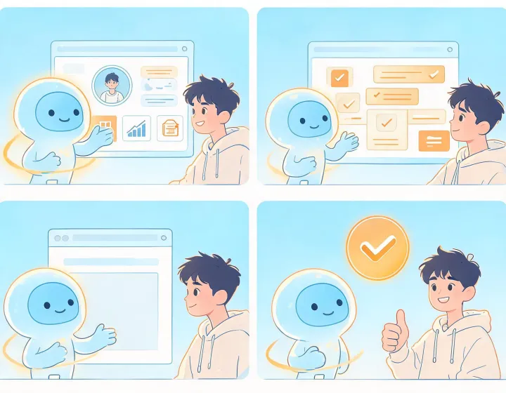 Friendly AI agent email engagement prospecting playbook