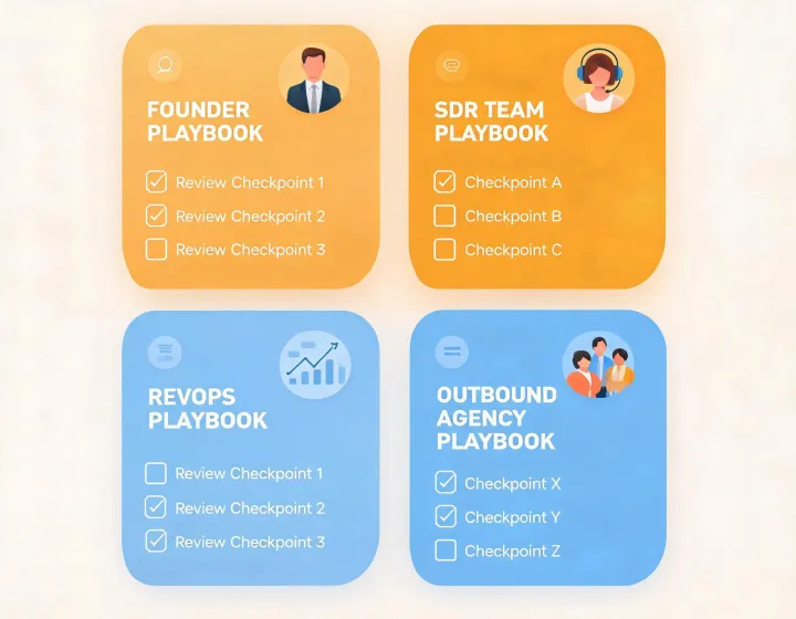 Friendly outreach playbook selector